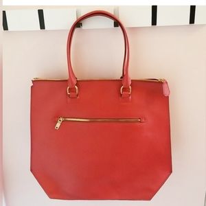 NWT J.CREW red totebag